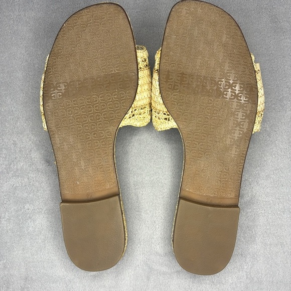 🔥🔥🔥Sam Edelman Cream Raffia Slide Sandals Size: 8.5🔥🔥🔥 - Picture 8 of 11